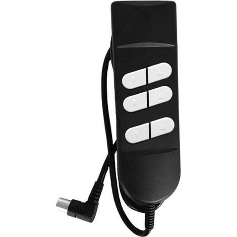 Télécommande 6 Boutons 5 Broches - Compatible Canapé/fauteuil Élévateur/ascenseur De Lit - Commande À Distance - Facile À Programmer - Particuliers Et Personnes À Mobilité Réduite