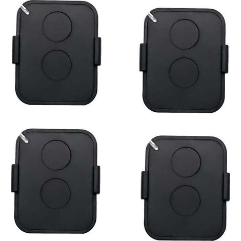 Pack De De 4 Commande À Distance, Xu, 2 Canaux Télécommande Portail 433mhz Avec Code Tournant Sécurisé, Compatible Avec Récepteurs Automatisés - Kzq