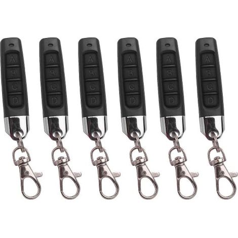 Télécommande De Porte De Garage 6 X 433 Mhz, Duplication De Télécommande, Clonage De Code, Télécommande De Voiture