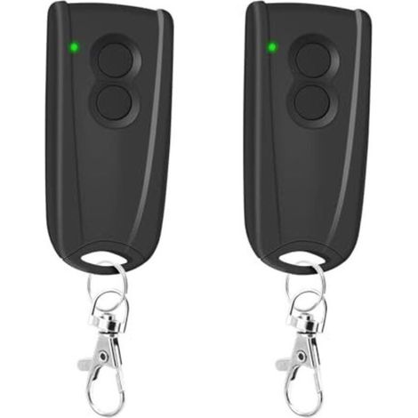 Lot De 2 Émetteurs Manuels De Rechange Pour Ecostar Rsc2 433, Télécommande D'Ouvre-porte De Garage 433,92 Mhz 4 Canaux Compatible Avec Hormann Ecostar Liftronic 500/700/800, Portronic D2500/d5000/s400