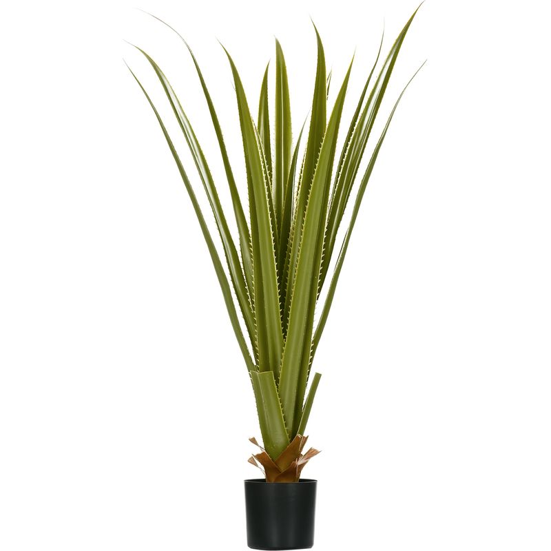 Künstliche Agave Im Topf Von Irovami, Kunstpflanze Für Drinnen Und Draußen, 15 X 15 X 90 Cm, Grün