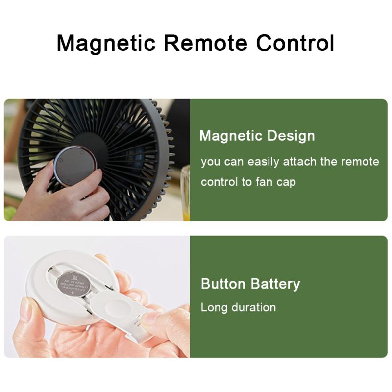 2-in-1 Campinglaterne-ventilator Mit Magnetischer Fernbedienung, Abnehmbarem Stativ Und Timerfunktion, Ideal Zum Campen, Angeln Und Wandern.