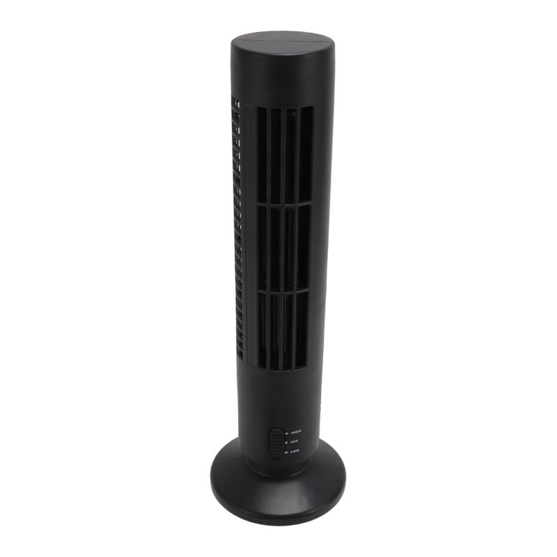 Abs-turmventilator, Blattlos, Tragbar Und Leise, Mit 2 Geschwindigkeitsstufen, Ideal Für Zuhause Und Schlafzimmer. Usb-anschluss.