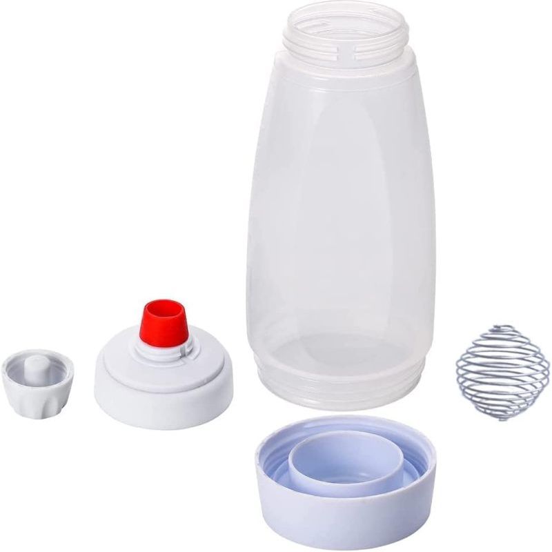 Blenderball 1l Pfannkuchenteigspender, Integrierter Schneebesen, Silikonausgießer, Spülmaschinenfest