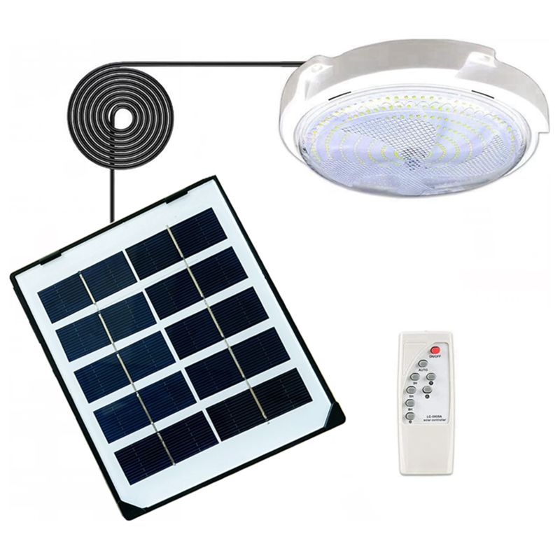 45-w-solar-deckenleuchte Mit 50 Leds, Dekorative Innenbeleuchtung Für Flure Und Korridore, Mit Fernbedienung Und Lichtsensor