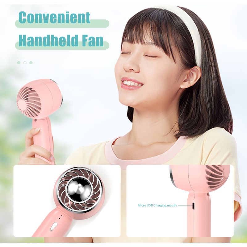 Tragbarer Ventilator Mit Standfuß – 2000 Mah, 3 Geschwindigkeitsstufen, Geräuscharm, Usb-aufladbar – Ideal Für Reisen, Camping, Büro Und Zuhause