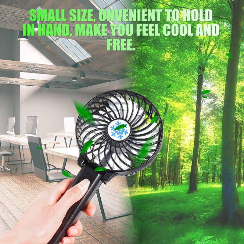 Tragbarer, Faltbarer Ventilator Mit Usb-anschluss Und Lithiumbatterie, Zur Belüftung Und Klimatisierung, Mini-taschenventilator Für Den Außen- Und Innenbereich (rosa).