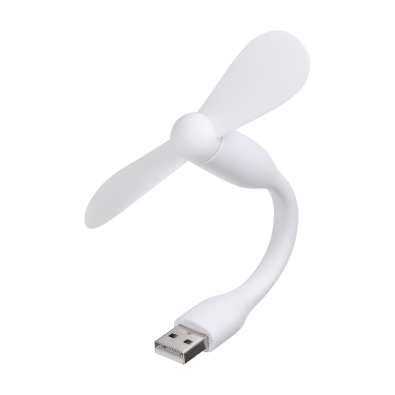 Mini-usb-lüfter + Typ-c-handylüfter, Tragbarer Und Flexibler Lüfter Zur Kühlung Von Typ-c-geräten Und Laptops (weiß)