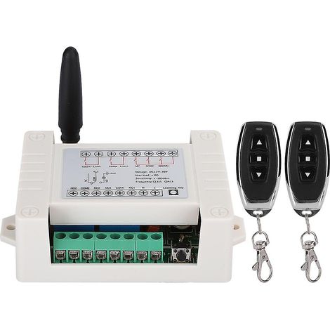 Télécommande Sans Fil 2 Canaux Pour Moteur Avant Et Arrière De Portail Électrique Et Porte De Route