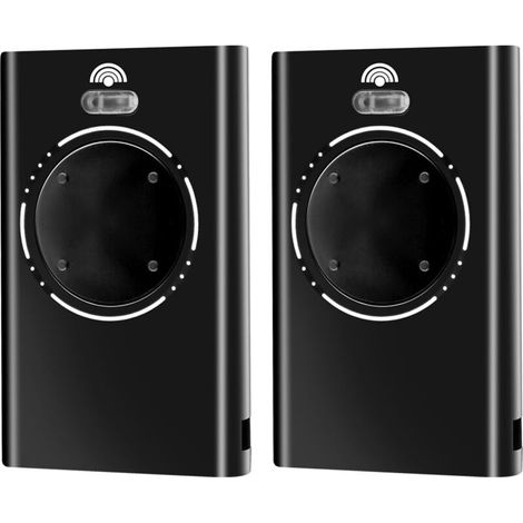 Télécommande De Porte De Garage 2 Pièces 868 Mhz, Télécommande De Porte À 4 Canaux Compatible Avec Xt4 868 Slh Lr, Xt4 868 Slh, Xt2 868 Slh Lr, Xt2 868 Slh (noir)