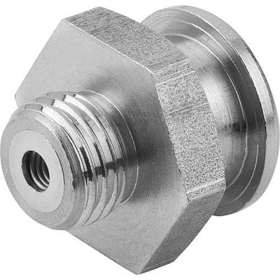 FLACHSCHMIERNIPPEL GERADE DIN3404 D=M08X1, D1=16, SECHSKANT SW=17, EDELSTAHL BLANK