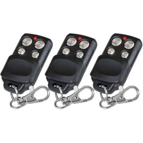 Lot De 3 Télécommandes De Rechange À Code Tournant 433.33 Mhz Lot De 3 Télécommandes De Rechange De Qualité Supérieure.