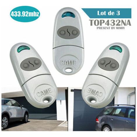 3 Pieces Telecommande D'Origine Top432na Frequence De Code Fixe 433,92 Mhz