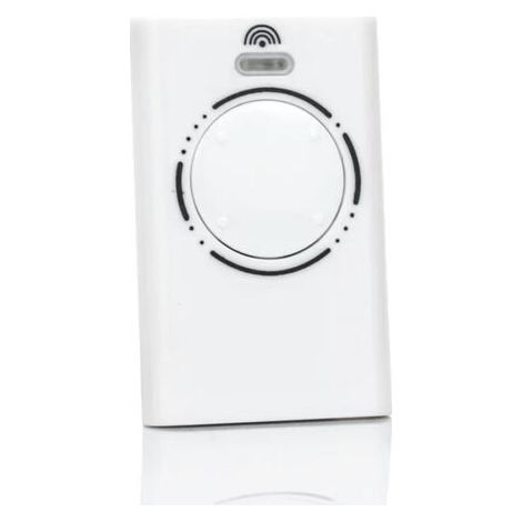 Télécommande Universelle 4 Boutons Blancs, Compatible Avec Portails Et Portes De Garage Faac Xt4 (fréquences 300–868 Mhz), Copie Facile Sans Programmation Yun