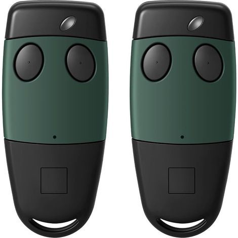 Alliandis 2pcs Telecommande Portail Pour Cardin S449-qz2 Pré-codée 433 Mhz,2 Canaux Télécommande Ouverture Portail,remplace Le Modèle Txq4492p0