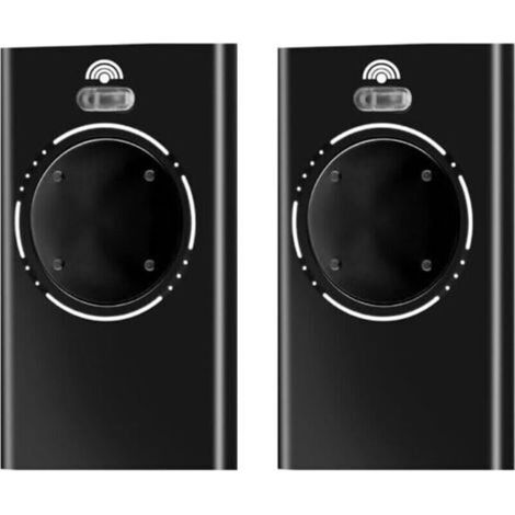 Alliandislot De 2 Télécommandes De Porte De Garage 868 Mhz, Émetteur Manuel, 4 Canaux, Compatible Avec Faac