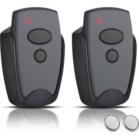 Alliandis Télécommande Pour Porte De Garage 868,3 Mhz - Compatible Avec Marantec D302-868, D304-868, D382-868, D384-868, D384-868, D323-868, 2 Canaux, 2 Pièces