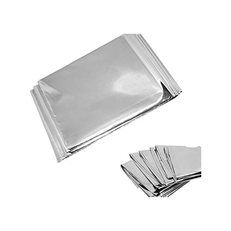 Mylar-notfalldecke – 213 X 132 Cm – Für Überleben Und Rettung Im Freien – 4 Stück