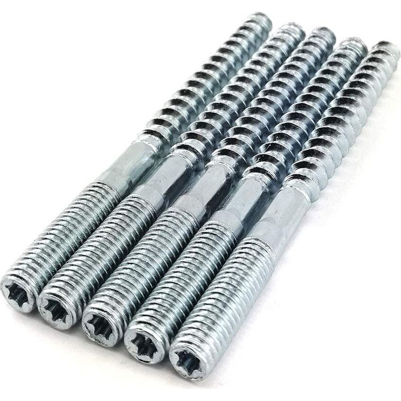 Gewindedübel – Verzinkter Stahl – Torx-kopf – 8 X 80 Mm – Für Holz Und Mauerwerk – 20er-packung