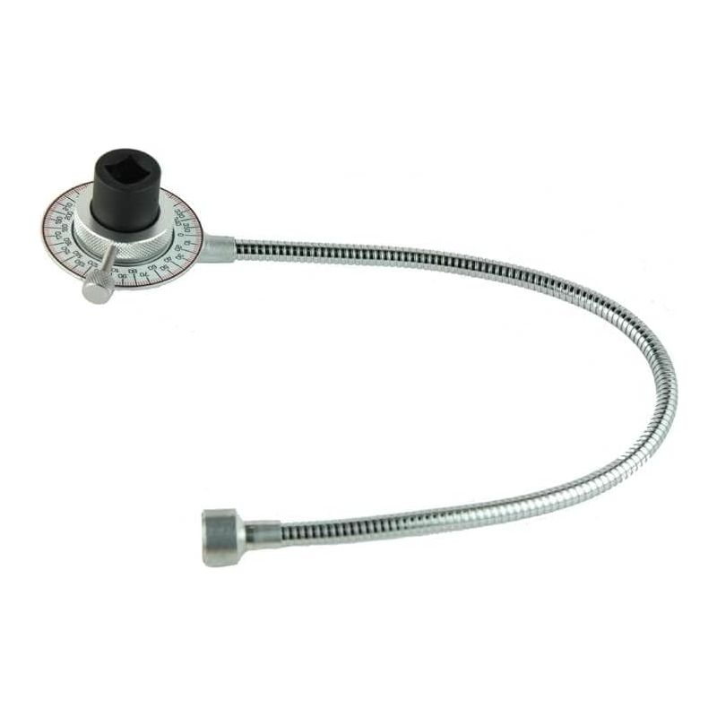 Winkelschlüssel – Flexibler Und Magnetischer Arm – Drehbarer Winkelmaßstab – Für Kfz-motoren – 1/2 Zoll