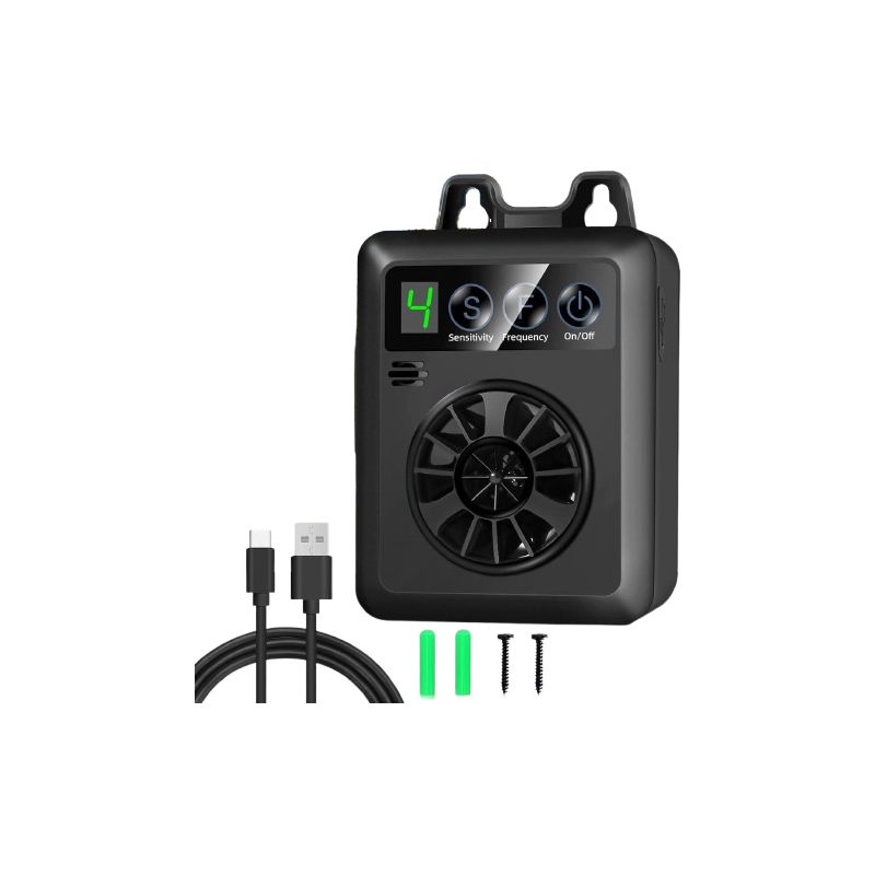 Ultraschall-antibellgerät – Automatischer Detektor 15–30 Khz – Für Den Innen- Und Außenbereich Geeignet – Schutzart Ipx4 – Usb-aufladbar – 1 Stück