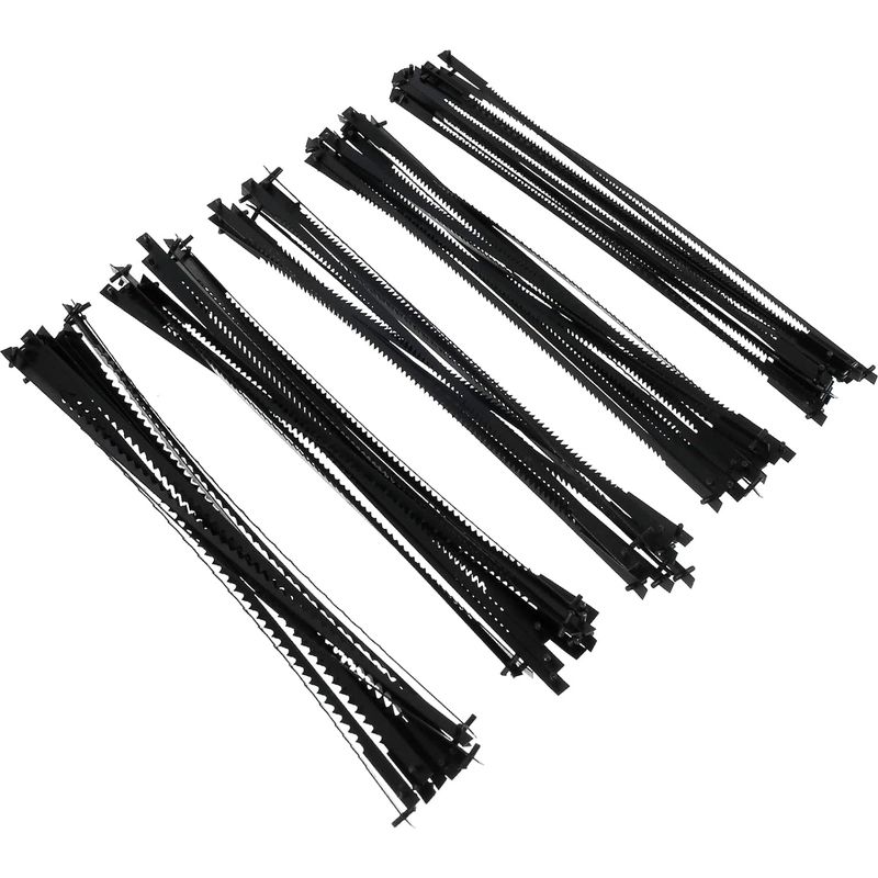 Dekupiersägeblatt - 133 Mm - 10 15 18 21 24 Zähne Pro Zoll - Sk5 Kohlenstoffstahl - Für Holz, Kunststoff Und Metall - 60 Stück