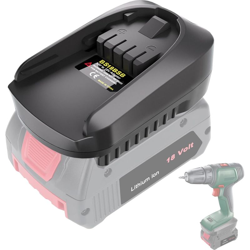 18-v-akkuadapter – Kompatibel Mit Bosch Gba 18-v-akkus Bat609, Bat618, Bat619 Und Bat622 – Für Pba 18-v-akkugeräte – 1 Stück