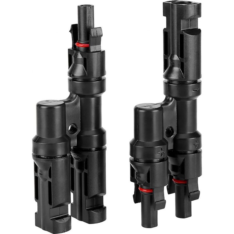 Pv-y-verbinder – Stecker-buchse-adapter Für Solarmodule – Ip67 Wasserdicht – 1000 V – 30 A – 1 Paar