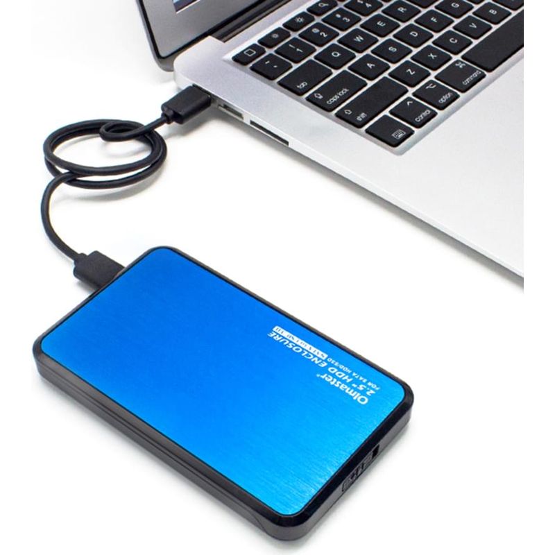 2,5-zoll-festplattengehäuse – Usb 3.0 – Kompatibel Mit Sata-hdds/ssds Bis Zu 6 Tb – Aluminium Und Kunststoff – 135 X 81 X 17 Mm