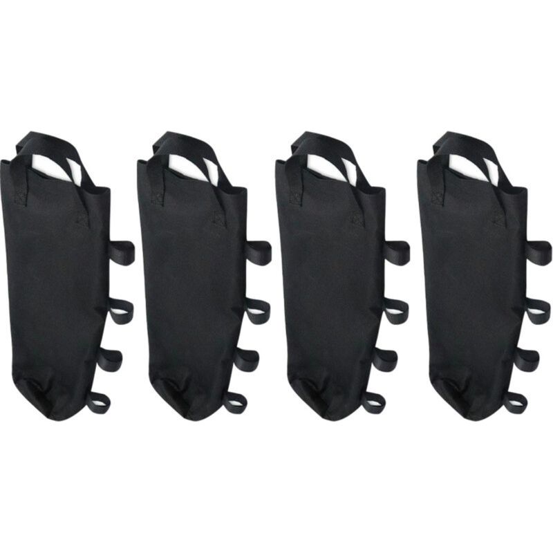 Befüllbare Ballastsäcke – 420d Polyester Mit Polyurethanbeschichtung – Für Sonnenschirme Und Gartenmöbel – 4 Stück À 15 Kg
