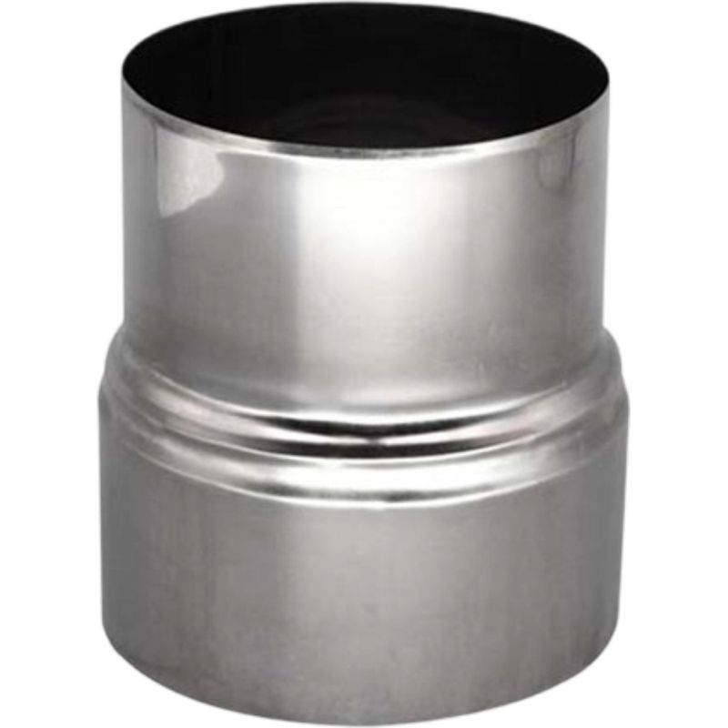 Abgasrohr – Edelstahl 304 – Reduzierstück 80 Mm Auf 75 Mm – Für Heizsysteme Typ B – 1 Stück