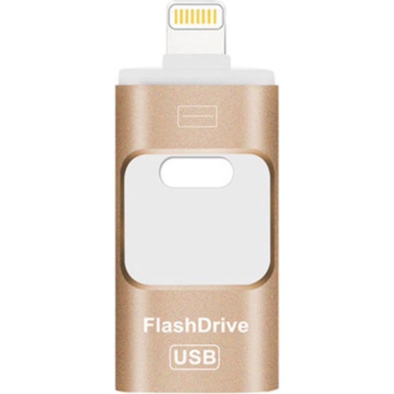 Usb-stick – 3-in-1 Usb 3.0 – Usb-c-anschluss Für Iphone Und Usb-a – Externer Speicher Für Iphone, Ipad, Android Und Pc – 64 Gb