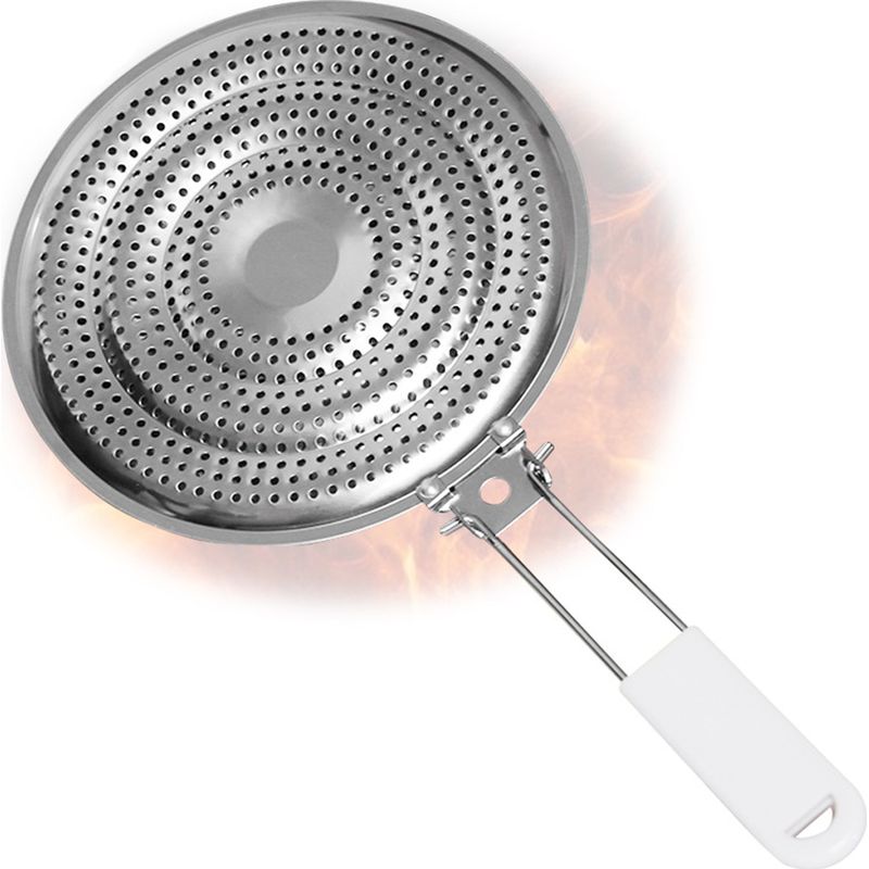 Wärmeverteilerplatte – Dickes Edelstahl – Für Elektro-, Gas- Und Cerankochfelder – 21 X 40 Cm – 1 Stück