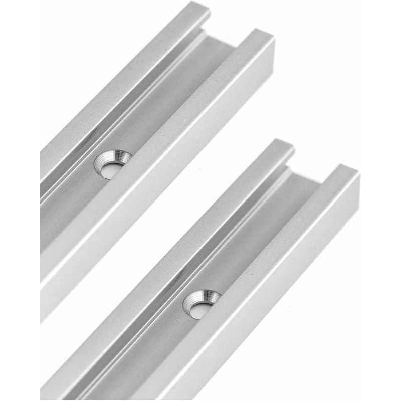 Führungsschiene – Aluminium – 300 Mm – T-nut 19 X 9,5 Mm – Für Kreissäge Und Spindelfräse – 2er-pack