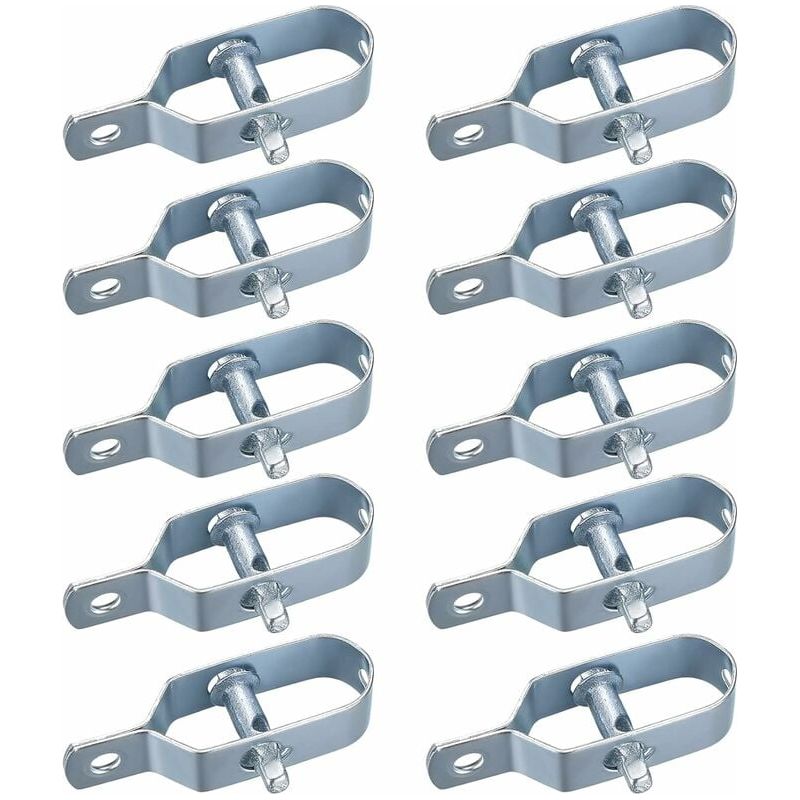 Stacheldrahtspanner – Verzinkter Stahl – Für Drahtgitterzäune – Länge 92 Mm – Dicke 1,5 Mm – 10er-packung