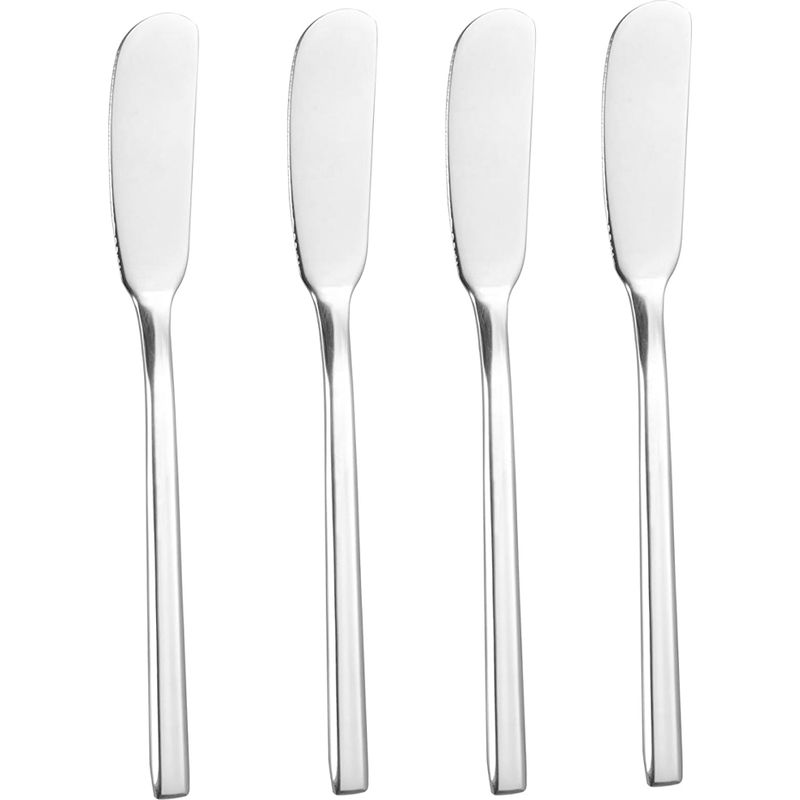 Buttermesser – Edelstahl – Zum Bestreichen Von Butter, Käse Und Marmelade – 4er-set