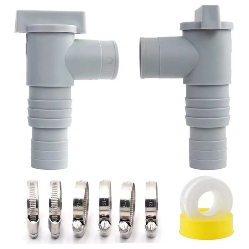 Absperrventil Für Pools – 32 Mm – Für Aufstellpoolfilter Und -pumpen – 2 Stück