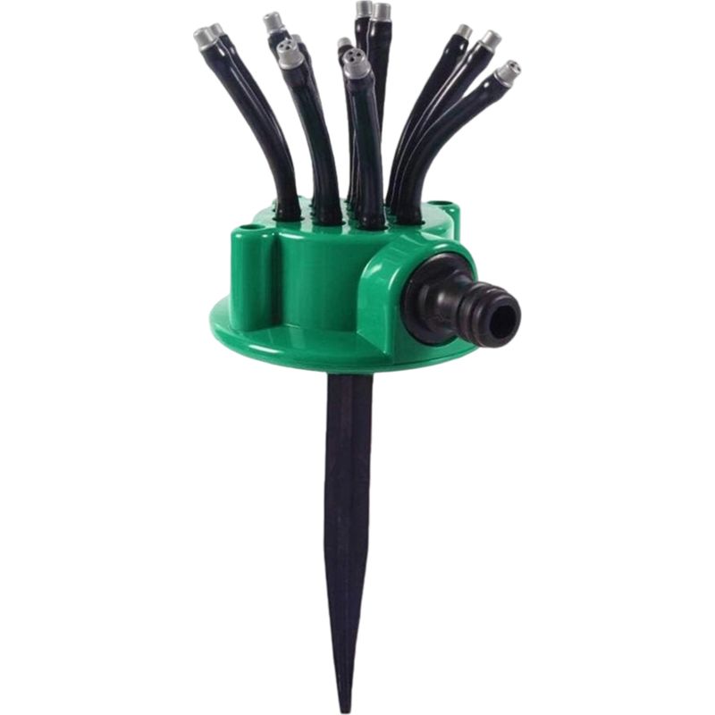 Gartensprenger – 36-facher Düsensprenger – 360° Drehbar – Für Rasenflächen, Kleine Bereiche, Gemüsegärten Und Blumenbeete – 1 Stück