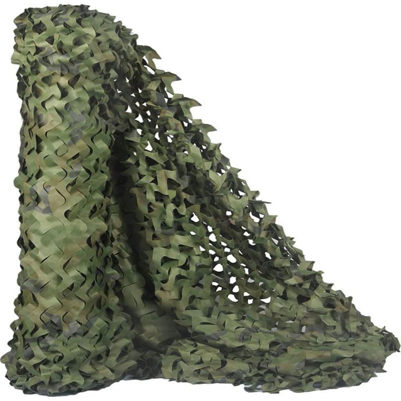 Tarnnetz – 1,5 X 2,5 M – 150d Oxford-polyester – Für Jagd, Airbrush, Camping, Vogelbeobachtung, Dekoration Im Freien – 1 Stück