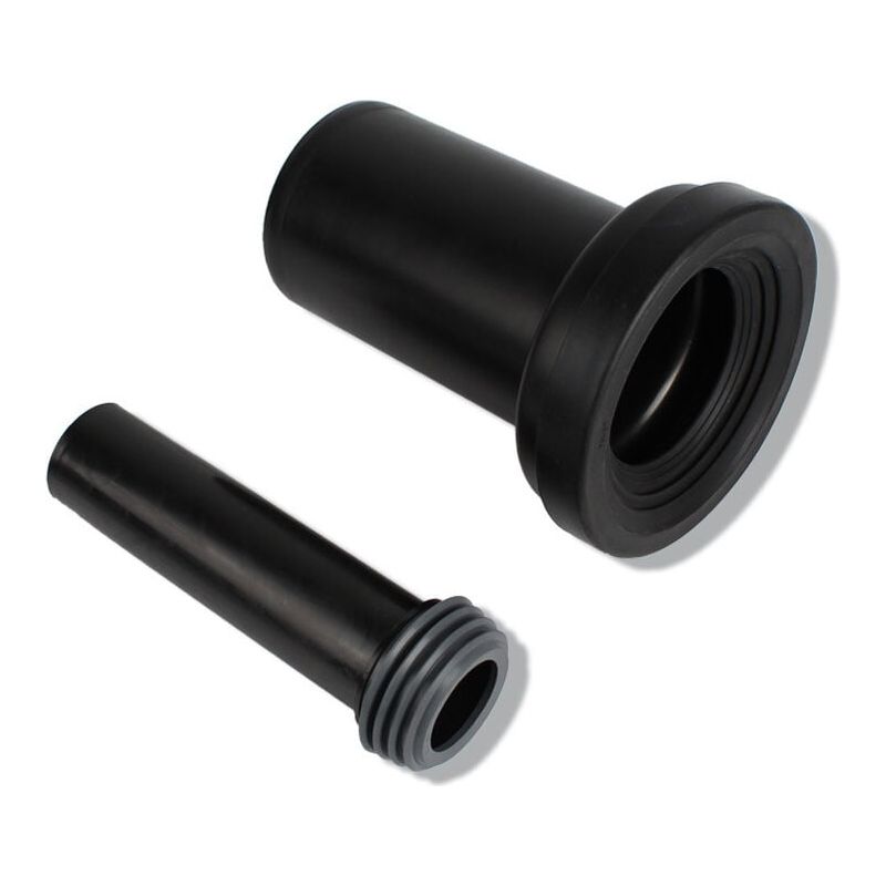 Wandmontiertes Wc-spülrohr – Dickes Pvc – 40 Mm Erweiterter Innendurchmesser – Direktanschluss Für Die Wc-spülung – 2-teiliges Set