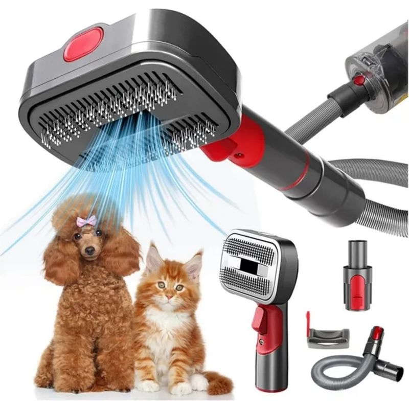 Hunde-staubsaugerbürste – Kompatibel Mit Beutellosen Staubsaugern – Entfernt Haare, Unterwolle Und Hautschuppen – Einfache Montage – 1 Stück