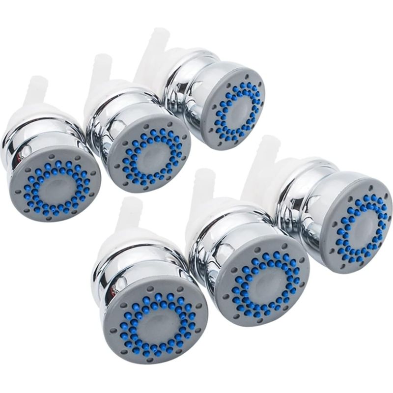 Massagedüse - Für Badezimmerschrankpaneele - 2 Funktionen: Regendusche Und Hydromassage - Durchmesser 35 Mm - 6 Stück