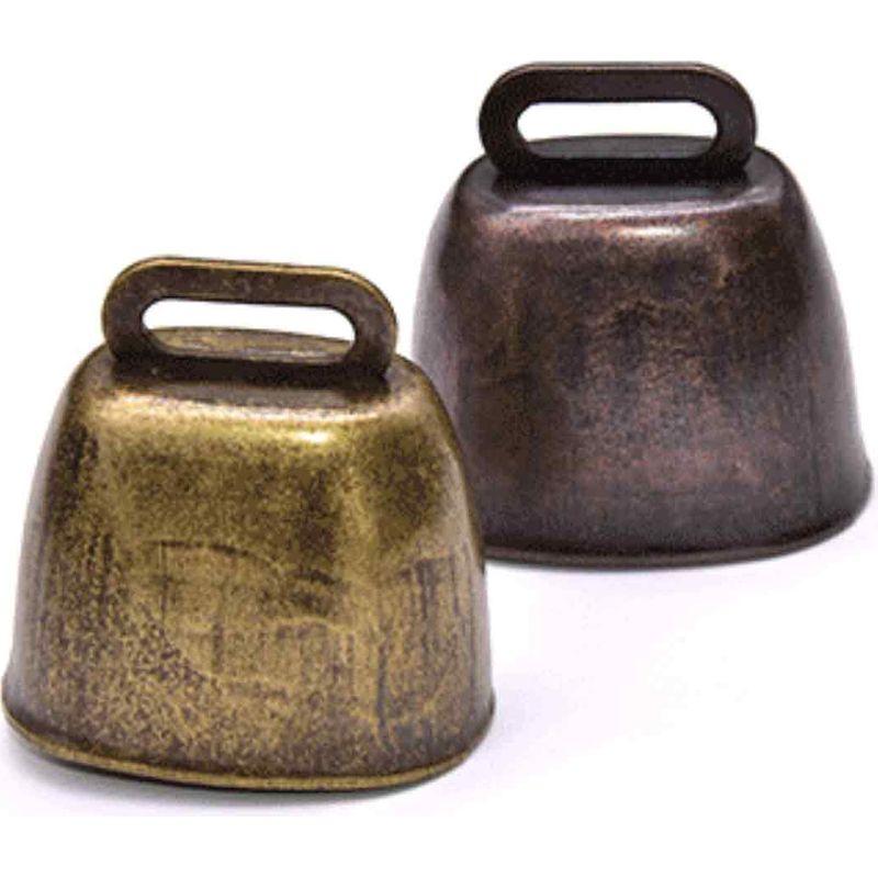 Tierglocke – Weideglocke Aus Messing – Für Kühe, Schafe, Ziegen – Klarer Und Kraftvoller Klang – 2 Stück