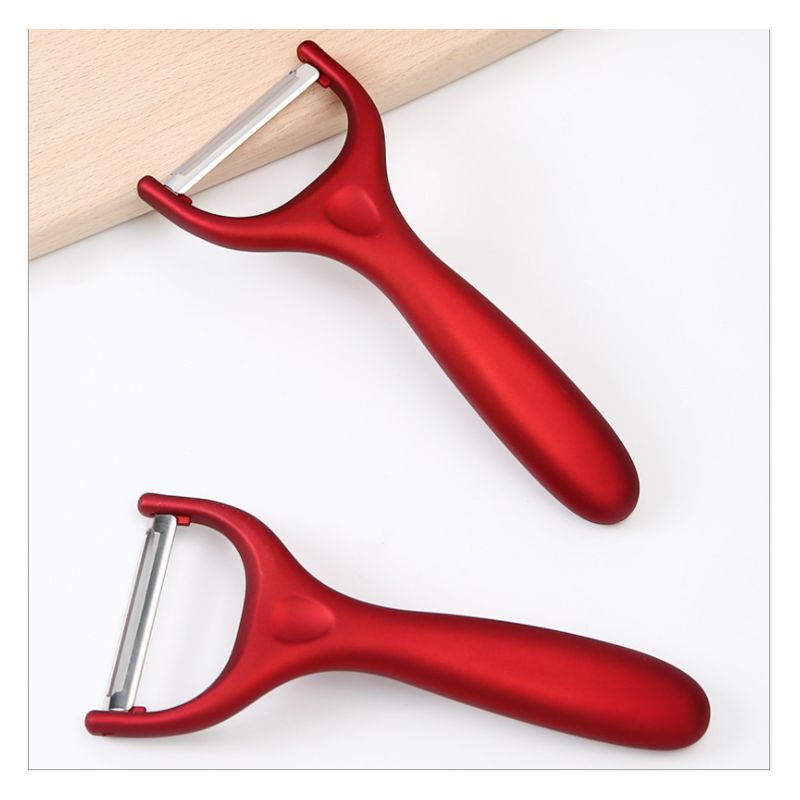 Keramik-schäler – Ultrascharfe Klinge – Ergonomischer, Rutschfester Griff – Für Gemüse, Obst, Zitrusfrüchte, Schokolade, Käse – 2er-pack
