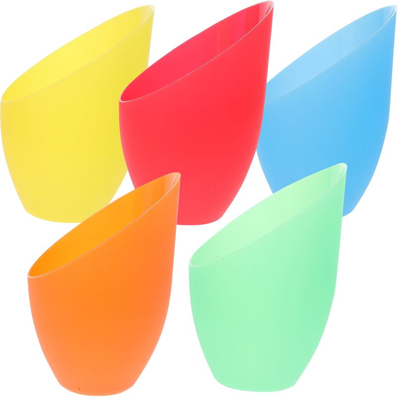 Lampenschirm Aus Kunststoff – Hufeisenform – Bodenlochdurchmesser 40 Mm – Für Mehrflammige Stehlampen – 5er-pack