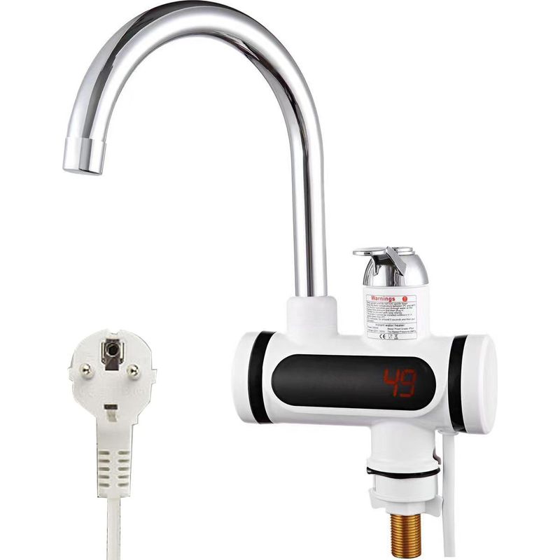 Elektrischer Heizwasserhahn – 220 V, 3000 W – Digitale Led-anzeige – Edelstahl – Für Küche Und Bad – 1 Stück