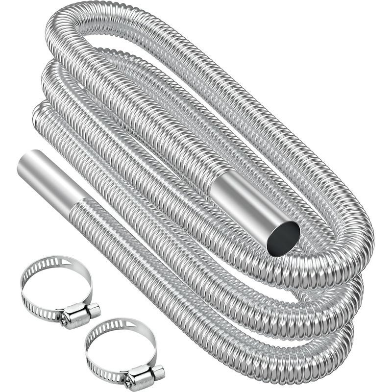 Flexibles Abgasrohr – Edelstahl 304 – 25 Mm Durchmesser – 300 Cm Länge – Für Dieselheizungen Und -generatoren – 1 Stück