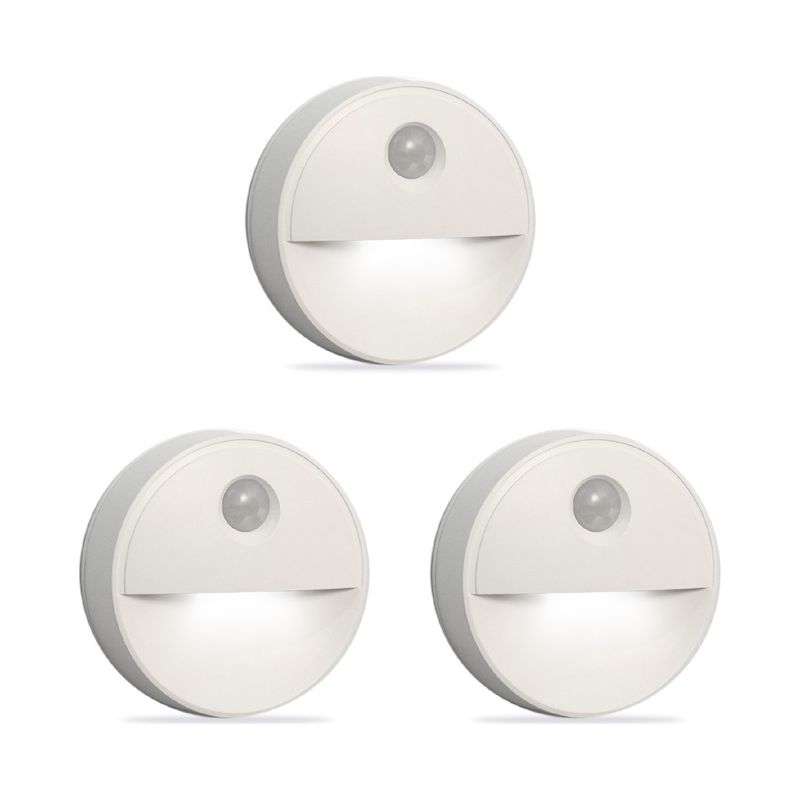 Led-nachtlicht – Bewegungsmelder – 120° – Umgebungslicht In Orange – Kabelloser Betrieb – Für Badezimmer, Treppenhaus, Kleiderschrank – 1 Stück