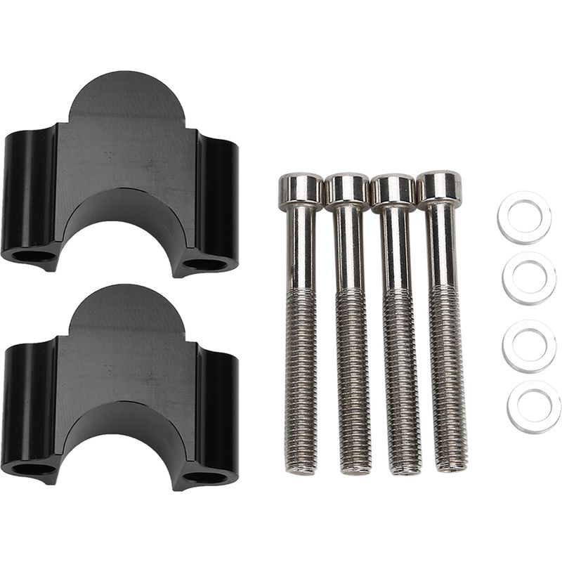 Lenkererhöhung – Aluminium – Höhe 28 Mm – Für 28-mm-lenker – Motorrad, Mountainbike, Rennrad, Enduro, Atv, Quad – 1 Stück