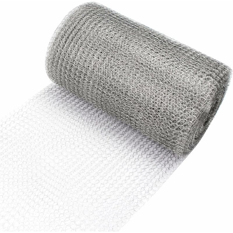 Nagetiersicheres Metallgewebe – Edelstahlgewebe 304 – Maschenweite 5 Mm – 9 M X 12,7 Cm – Für Lüftungskanäle, Türen, Fenster Und Gärten – 1 Rolle